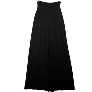 Ripley Rader Ponte Knit Long Wide Leg Pant Black Womens Medium 3 34" Inseam